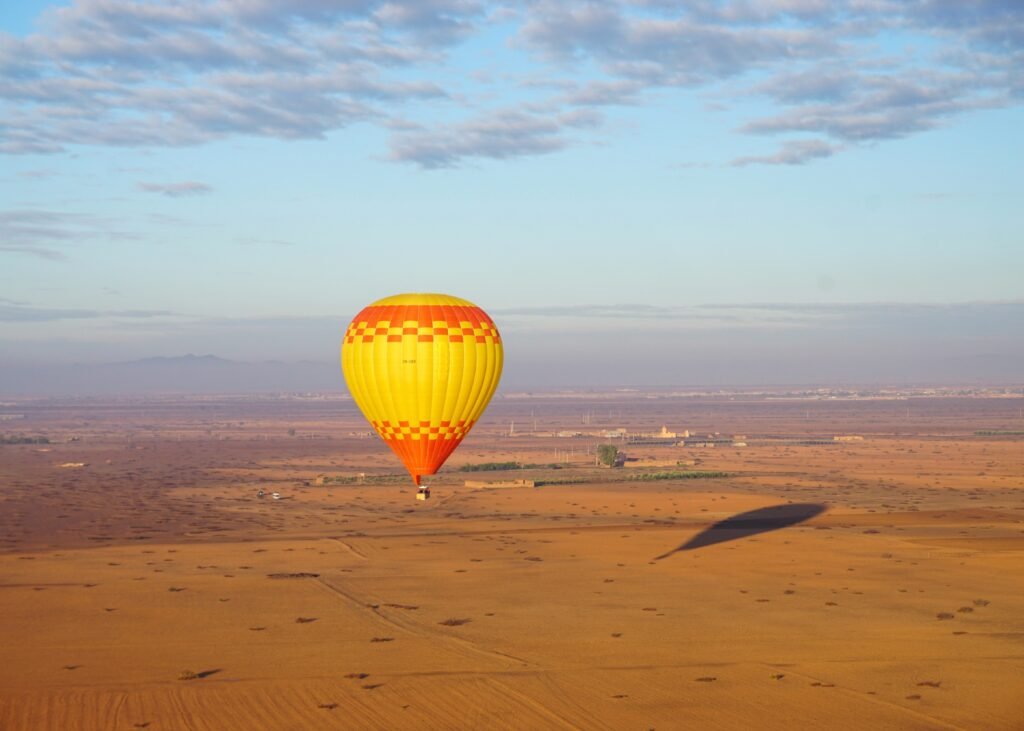 shared hot air balloon flight with breakfast included